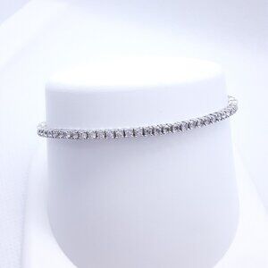 Tennis Bracelet 925 sterling silver and CZ's 6 1/2 inch